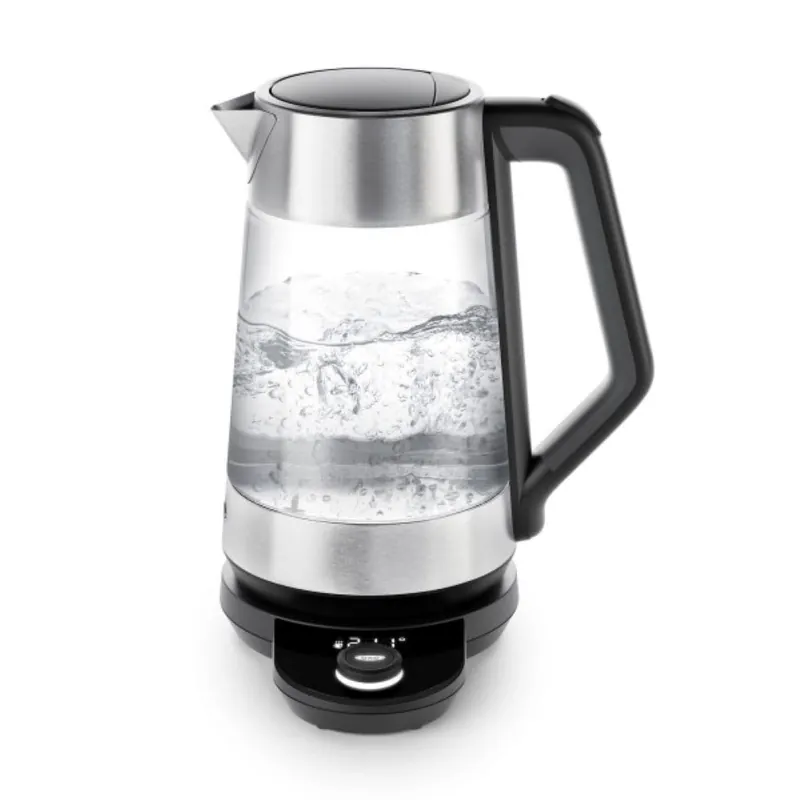 OXO Brew Adjustable Temperature Kettle, Electric Kettle, Glass and Stainless Steel, Holds Temperature for 30 Minutes