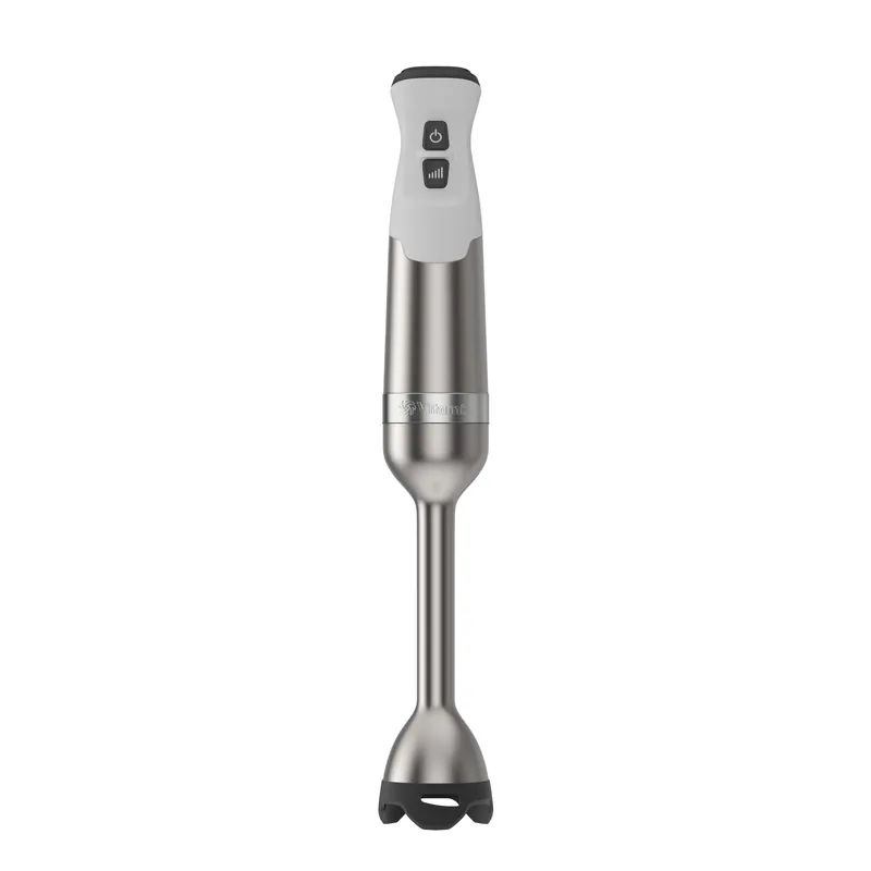 Vitamix 5-Speed Immersion Blender, Professional-Grade Hand Blender with 625-Watt Motor and Stainless-Steel Blade, Stainless Steel/White