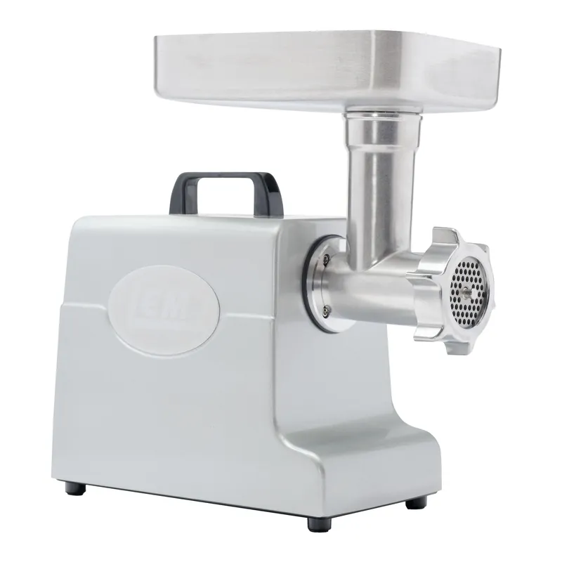 LEM Products MightyBite 8 Meat Grinder, 500 Watt Aluminum Electric Meat Grinder for Home Use, Compact Food Processor for Grinding, Sausage Stuffing, Cooking