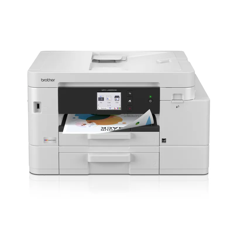 Wireless Color Inkjet All-in-One Printer with 2.7” Color Touchscreen and 2 Paper Trays Includes Refresh Subscription