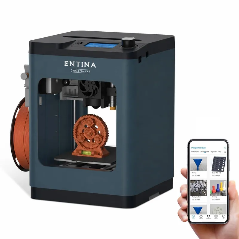 3D Printer,250 mm/s Fast Printing,Fully Assembled,Auto Leveling,245℃ Quick-Detach Nozzle,Dual-Sided PEI Coating Plate