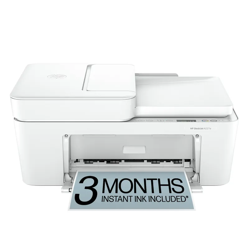 HP DeskJet 4227e Wireless All-in-One Color Inkjet Printer, Scanner, Copier, Best-for-Home