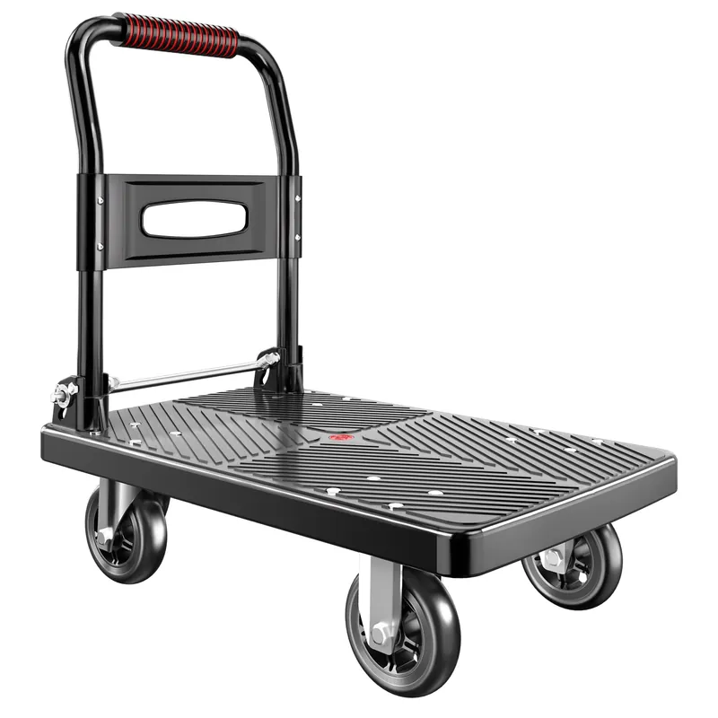Foldable Push Cart Dolly 660 lbs.Capacity Moving Platform Hand Truck Foldable for Easy Storage