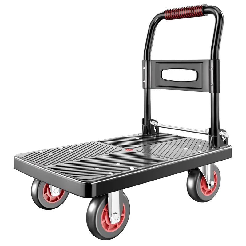 Push Cart Dolly 660 lbs. Capacity Moving Platform Hand Truck Heavy Duty Space Saving Collapsible