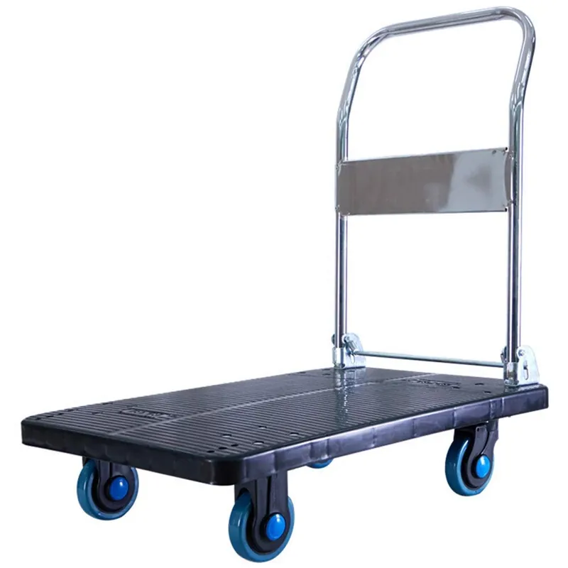 Handling Vehicle Flatbed Truck Folding Platform Truck Heavy Aluminum Duty Moving Platform Cart