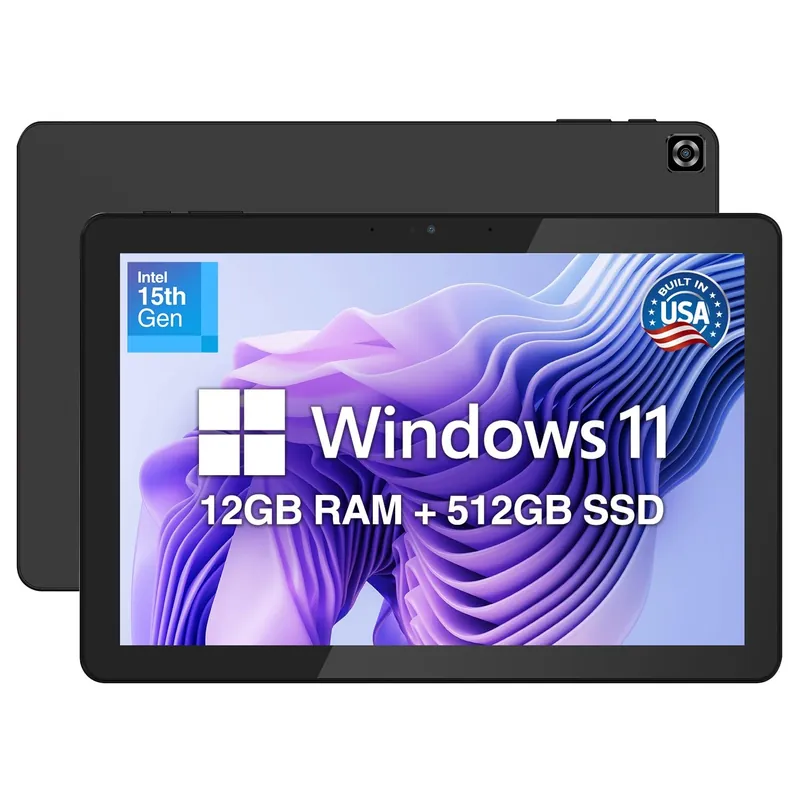 Fusion5 2026 New Version 10.1" Windows 11 Tablet PC - Built in USA - 15th Gen CPU