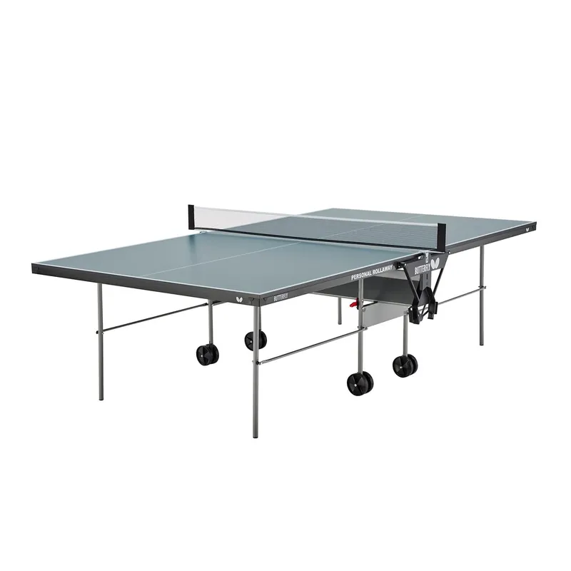 Butterfly Personal 19 Ping Pong Table - Game Table for Kids Indoor Table Tennis Table - Folding Ping Pong Table - Holder for Ping Pong Paddles and Balls - Net Included, Green, 1 Table