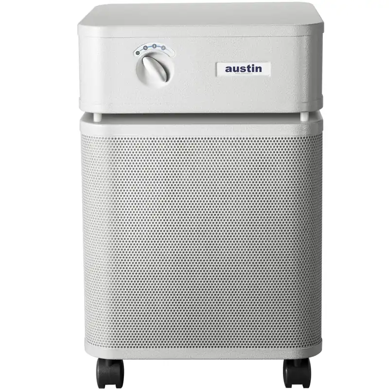 Austin Air HealthMate Plus Air Purifier - Advanced 4- Stage Filtration Air Purifiers For Home with Activated Carbon & Zeolite - Ideal as Air Purifiers for Bedroom or Large room, Model B450 Sandstone