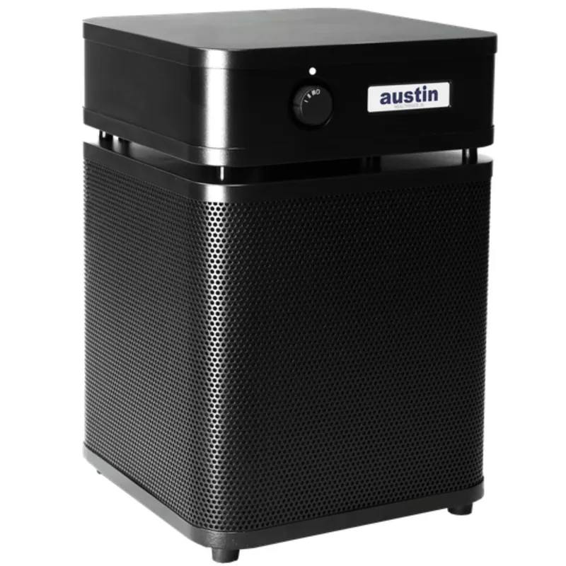Austin Air HealthMate Plus Junior Air Purifier, Black - Advanced 4- Stage Filtration Air Purifiers For Home with Activated Carbon & Zeolite - Ideal as Air Purifiers for Bedroom, Model A250