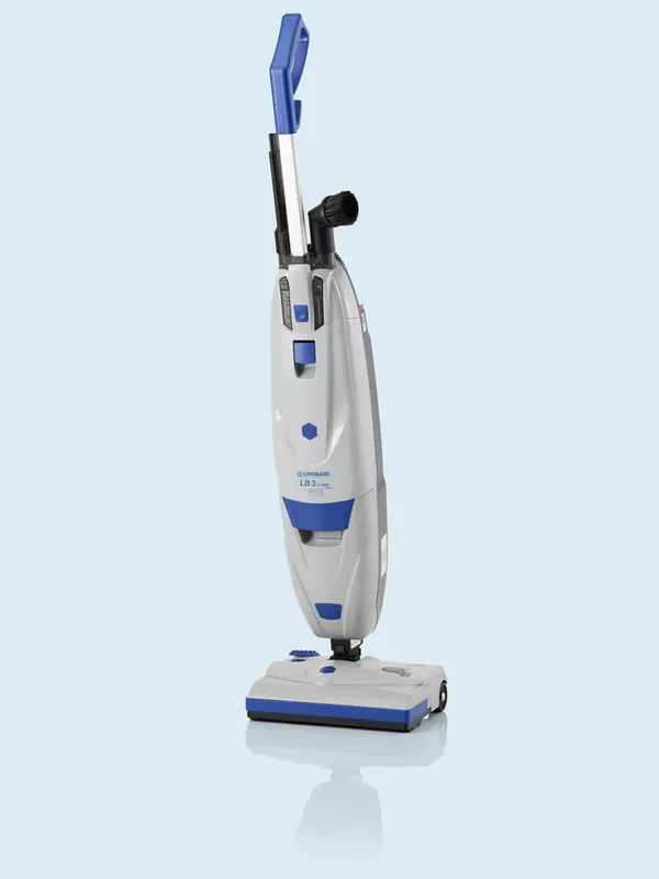 lindhaus LB3 L-ion Digital Pro Commercial Cordless Stick Vacuum and Electric Broom, Bagged, Lightweight, Multi-Surface, HEPA H13 Filter, 60 Min Runtime, 36V Lithium-Ion, 12 in. Path, Hotels, Offices