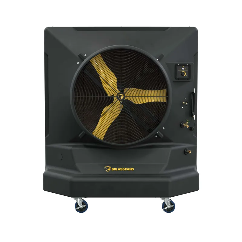 Big Ass Fans - Cool-Space 400 - Portable Evaporative Swamp Cooler, 36 Inch Diameter Fan Indoor Outdoor Use Continuous or Fillable 46 Gallon Capacity Variable Speed – Cooling for Warehouses & Workshops