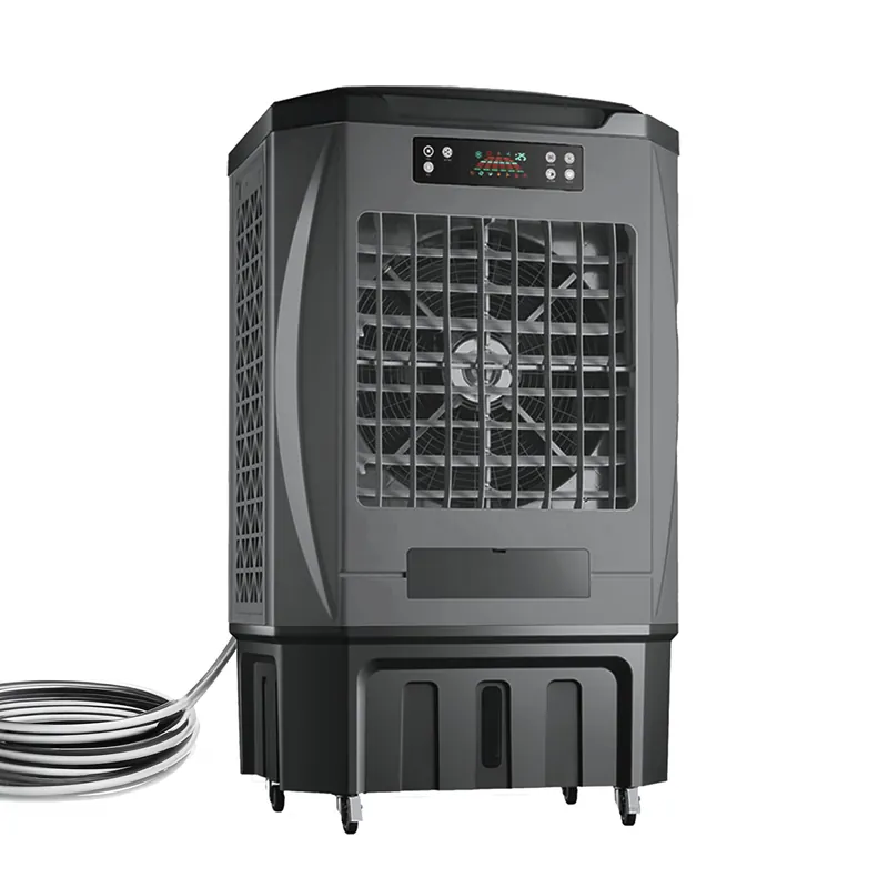 JUPITER-16 9000CFM 3600 Sq Ft Portable Evaporative Air Cooler with Remote, Swing Feature, 12 Gal Tank, Commercial Use, Industrial Strength for Large Facilities Warehouses, Factories, Restaurants