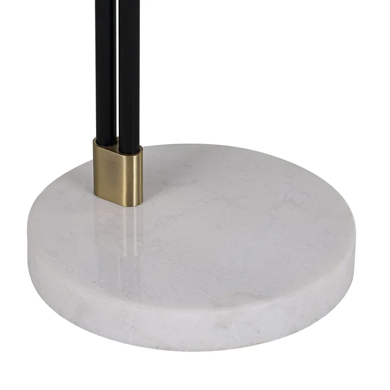 Renwil Wroxton 71" Length Floor Lamp, Matte Black