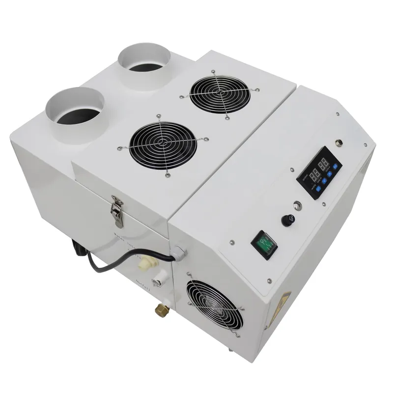 HQHAOTWU Commercial Ultrasonic humidifier Cooler Sprayer 9KG/h Industrial Portable Fog Maker Large Volume 800-1600 Square Feet Humidifier for Warehouse Vegetable Fresh