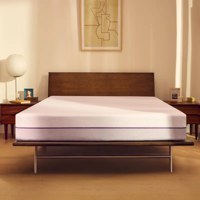 Purple Mattress – King, 9.25" GelFlex Grid, Better Than Memory Foam, Pressure Relief, Temperature Neutral, Breathable, Motion Isolation, Made in USA