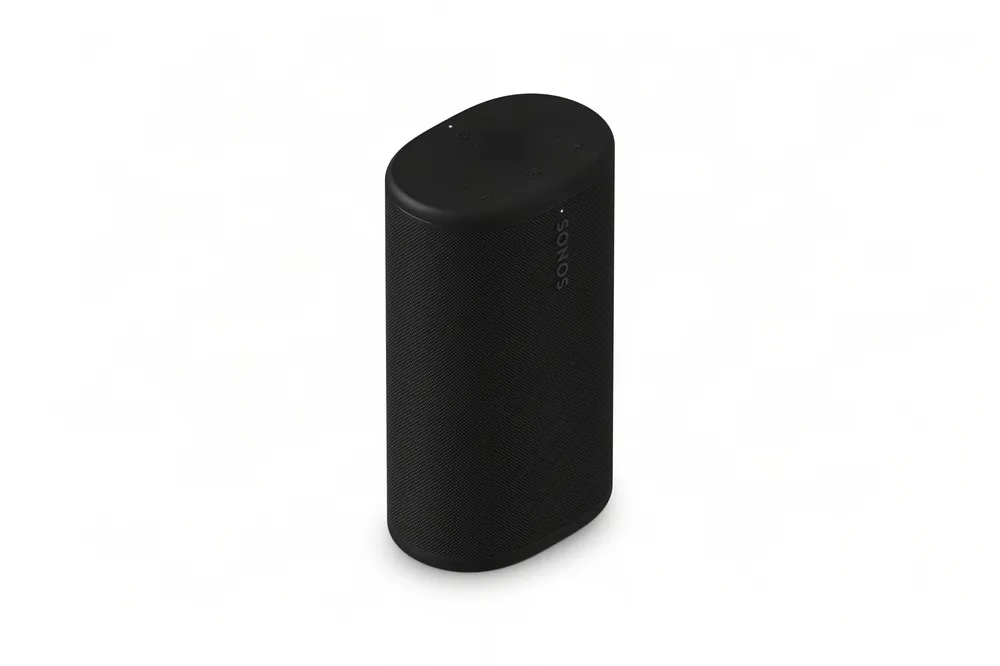Sonos Play - Portable Bluetooth Speaker with WiFi, Alexa, 24-Hour Battery Life, Charging Base - Black