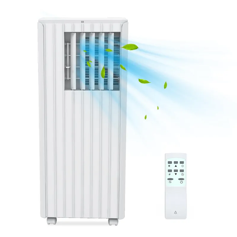 Portable Air Conditioner, 8,000 BTU, Smart Compact AC Unit with Cooling, Dehumidifier, Fan, Remote Control and Window Kit for Rooms up to 350 Sq.Ft., White