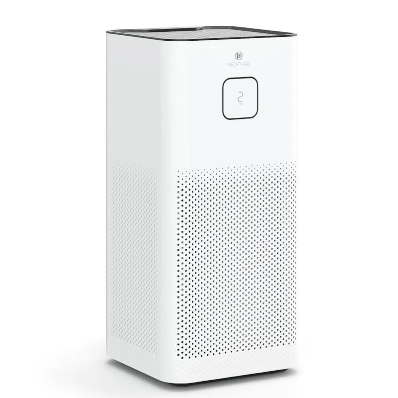 Medify MA-50 Air Purifier V3.0 with True HEPA H13 Filter 2,640 ft² Coverage in 1hr for Smoke, Wildfires, Odors, Pollen, Pets Quiet 99.9% Removal to 0.1 Microns White, 1-Pack