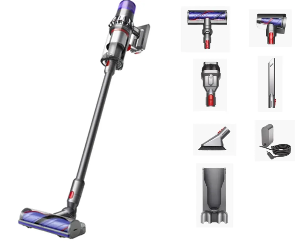 Dyson V11 Cordless Vacuum Cleaner, Nickel/Blue (Renewed)