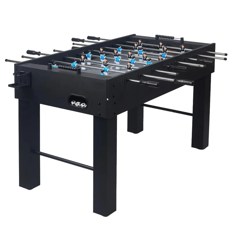 IKAYVOTO 54 Inch Full Size Regulation Foosball Table Competition Sized Arcade Soccer Game Table for Home, Office or Game Room - Includes 4 Balls, 2 Cup Holders