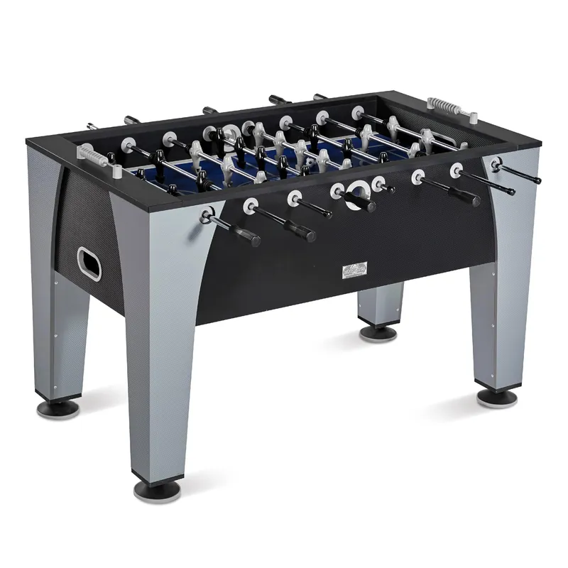 Barrington Billiards 58” Irvine Foosball Table, Durable & Stylish Design with Tabletop Sports Soccer Balls, Perfect for Family Game Rooms