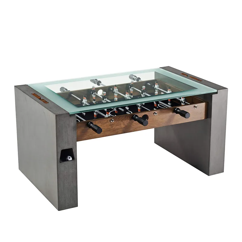 Barrington 40” Urban Foosball Coffee Table, Durable & Stylish Design with Tabletop Sports Soccer Balls, Perfect for Family Game Rooms