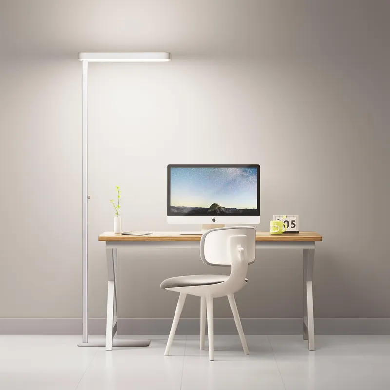 Homelist LH1 Superlight 77‘‘ Floor Lamp, 100W Full-Spectrum Eye-Care Bright Floor Lamp for Reading, Office Work, 9000LM LED Standing Lamp Dimmable, Perfect for Family Living Room, Home Office
