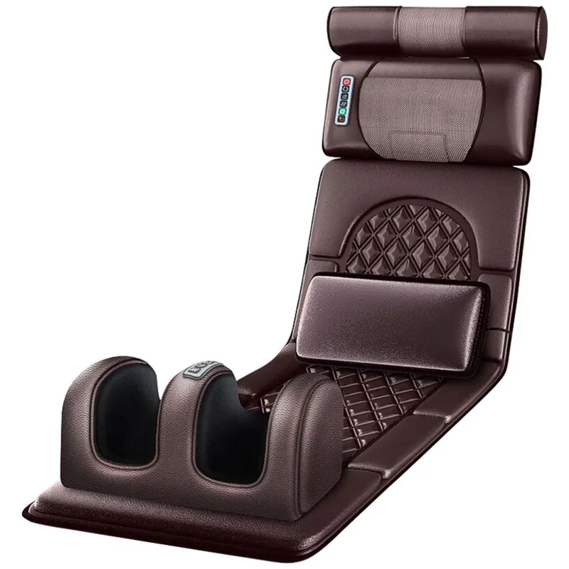 CNPSMYF Full Body Massage Mat with Heat, Foot Massager Whole Body Vibration Massage Pad 1.4-1.9m Adjustable Multifunctional Body Massage Mattress for Back Neck Lumbar Leg Foot