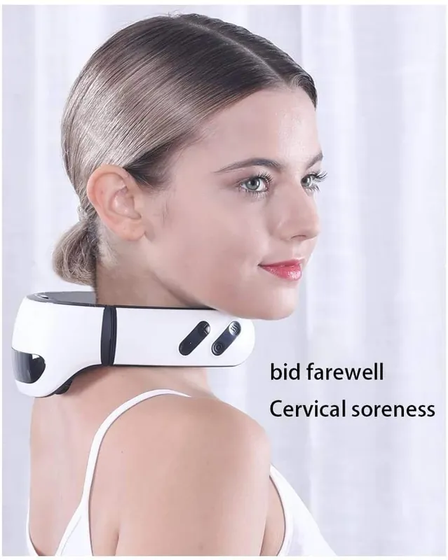 Feiyx Neck Massager,with Heat, Smart Cordless Deep Tissue Trigger Point,Intelligent Neck Massage,for Neck, Back, Shoulder, Foot and Legs, Use at Home, Car, Office