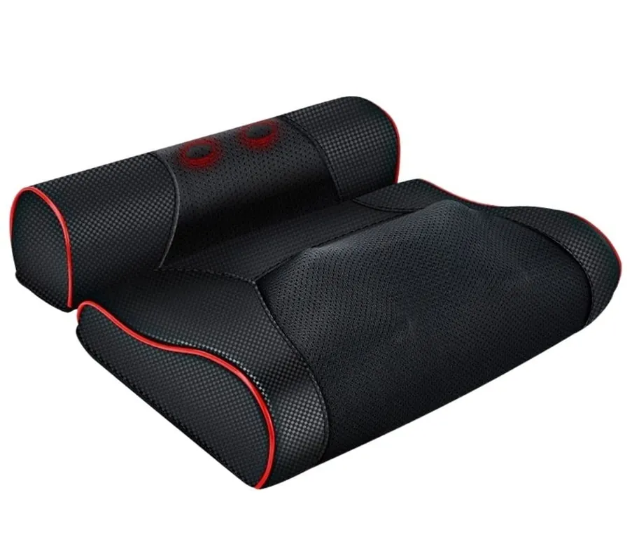 TOEWOE Back Massager, Neck Massager with Heat, Back and Neck Massage Pillow, Deep Kneading Shoulder Massager for Full Body Muscle Pain Relief, Black
