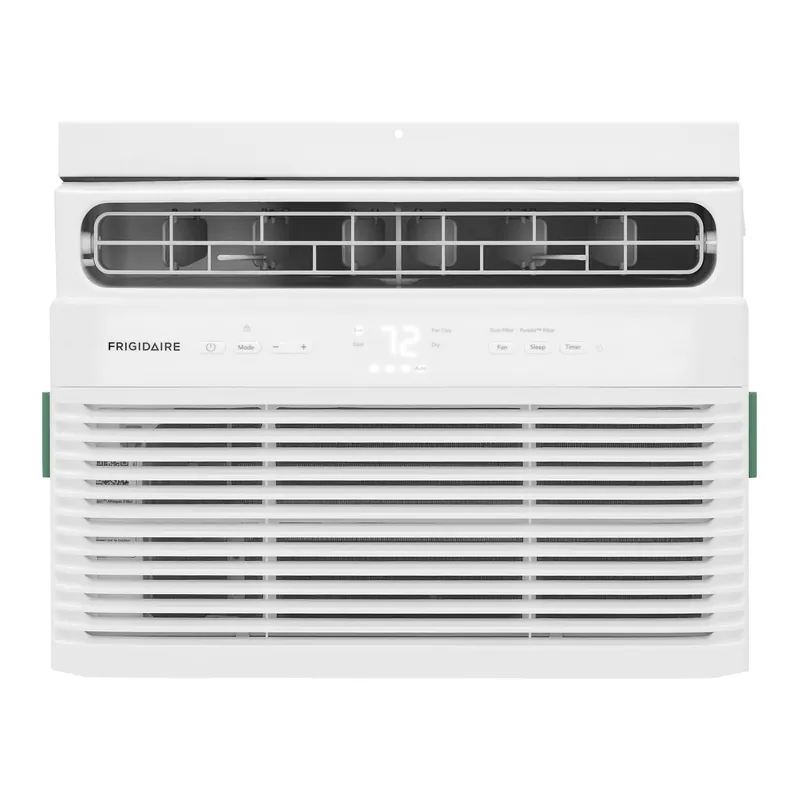 Frigidaire 5,000 BTU Window Air Conditioner with Remote Control, Cools Up to 150 Sq. Ft., Quiet Operation, Eco Mode, 3 Fan Speeds, Auto Restart, White