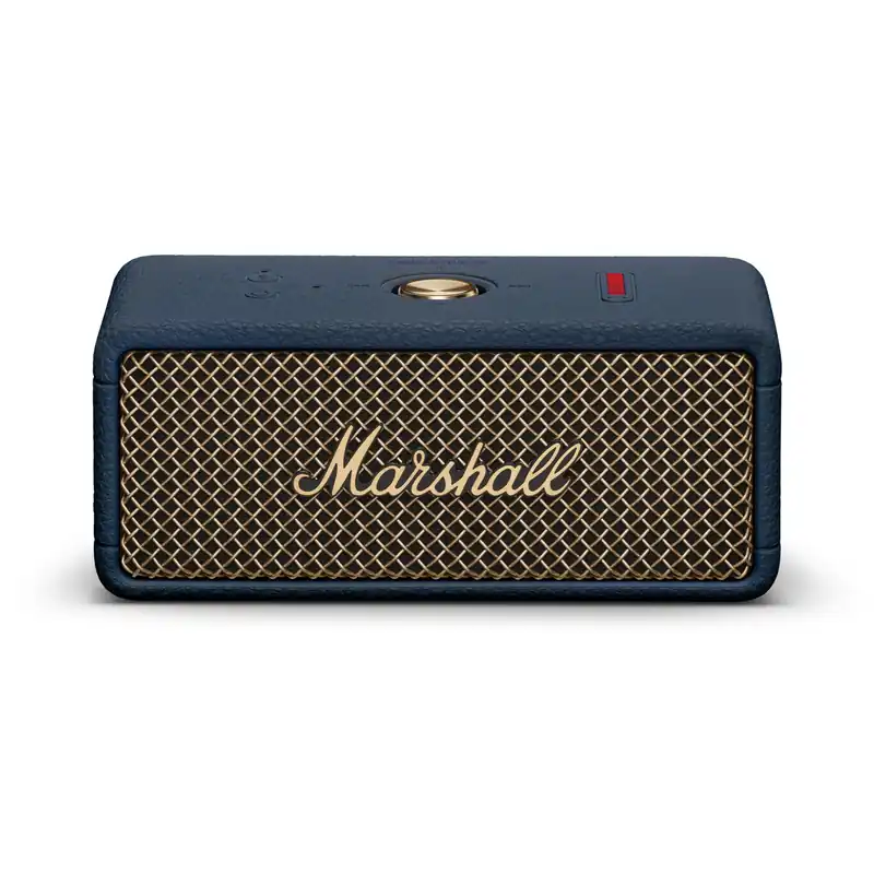 Marshall Emberton III Portable Bluetooth Speaker - Rugged Waterproof/Dust-Proof Design Loud Stereo Sound, Deep Bass Compact and Wireless for Travel and Outdoors - Midnight Blue