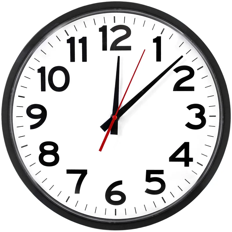 Ultimate Wall Clock 14 Inch Modern Atomic Analog Home Office School Gym Indoor Outdoor Sets Automatically Unbranded Classic Battery Operated Modern Décor