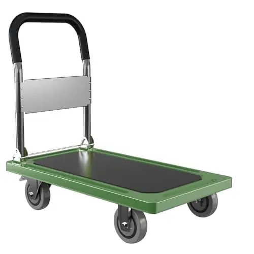 Foldable Push Cart Dolly 660 lbs. Capacity Moving Platform Hand Truck
