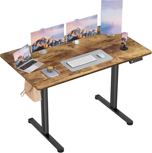 45 x 24 Inches Sit Stand up Desk, Sit Stand Height Adjustable Home Office Desk