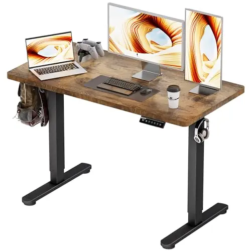 Standing Desk Electric Adjustable Computer Desk-Stand up Desk Office Gaming Home Office