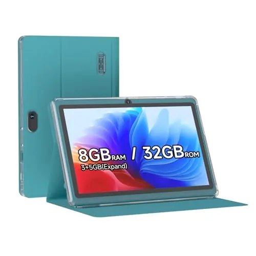 7 inch Android 14 Tablet, 7‘‘ HD IPS Touchscreent, Quad-Core