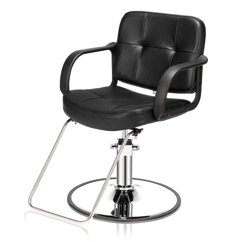 OmySalon Salon Chair for Hair Stylist, Hydraulic Barber Chair Heavy Duty, Styling Hairdressing Beauty Shampoo Equipment