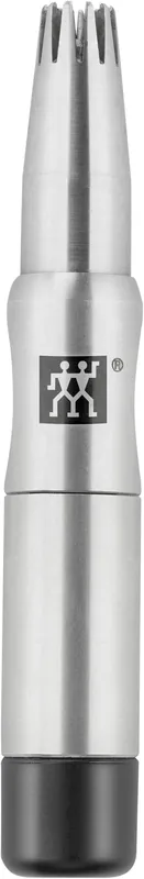 ZWILLING Beauty Rotary Nose and Ear Hair Trimmer, Travel Size, Matte, Premium Hair Removal, Silver
