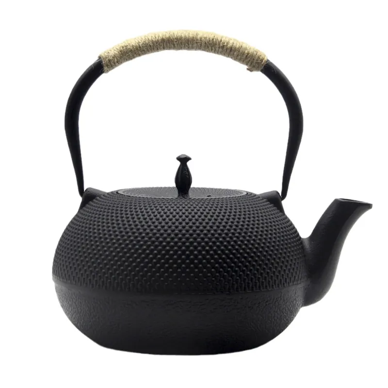 Big Cast Iron Teapot, Japanese Tetsubin Tea Kettle for Stovetop Safe, Cast Iron Tea Pot with Stainless Steel Infuser for Loose Tea and Enameled Interior(1800ml/60.9oz)