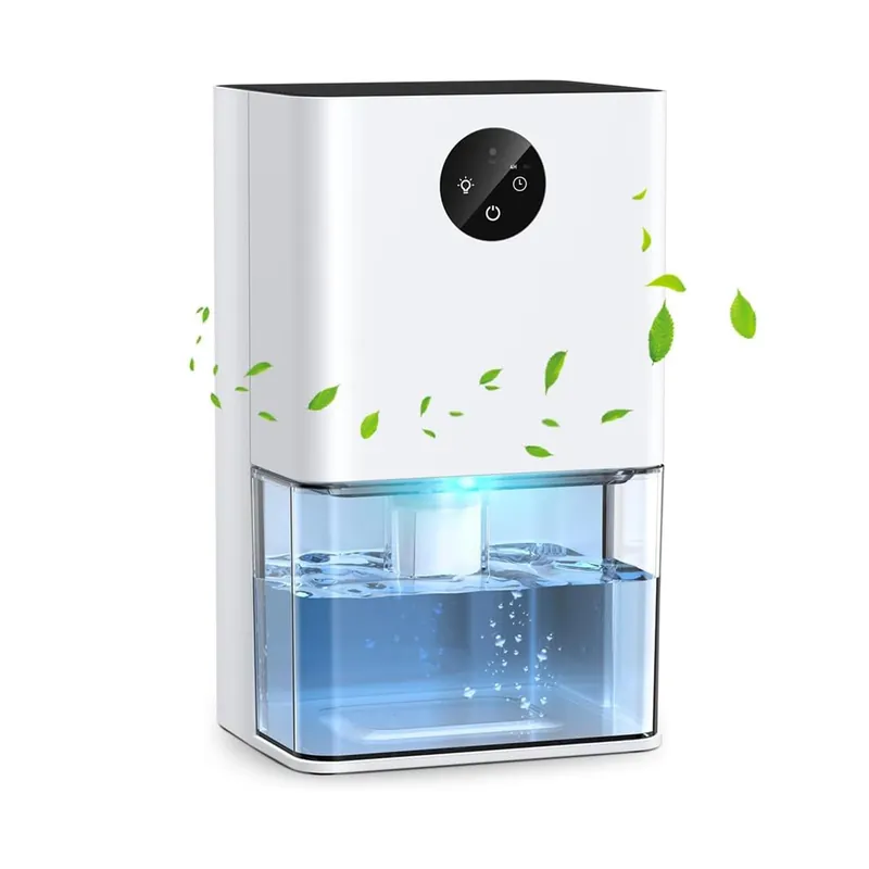 Dehumidifier,1500ML(50 OZ) Small Dehumidifier for Home (300 sq. ft),Quiet with Auto Shut Off, Dehumidifiers for Bedroom, RV, Closet
