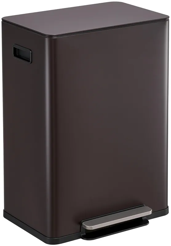 Magic Infinity Edge 60 Liter / 16 Gallon Rectangular Hands-Free Extra Large Kitchen Step Trash Can