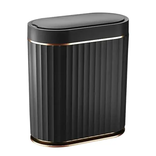 Trash Can with Lid 2 Gallon Sensor Trash Bin, Automatic Narrow Garbage Can