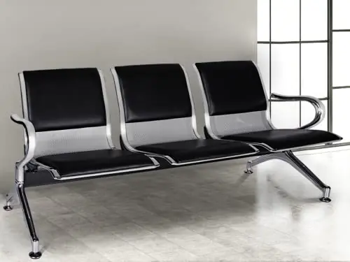 Kinfant Waiting Room Chair Bench - Guest Reception Chairs for Airport Hospital Bank