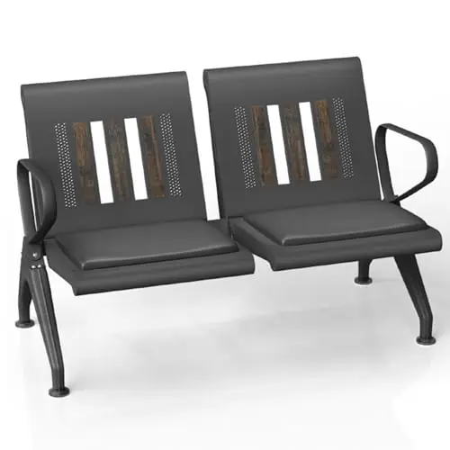 Waiting Room Bench, Waiting Room Chairs with Padded Arm