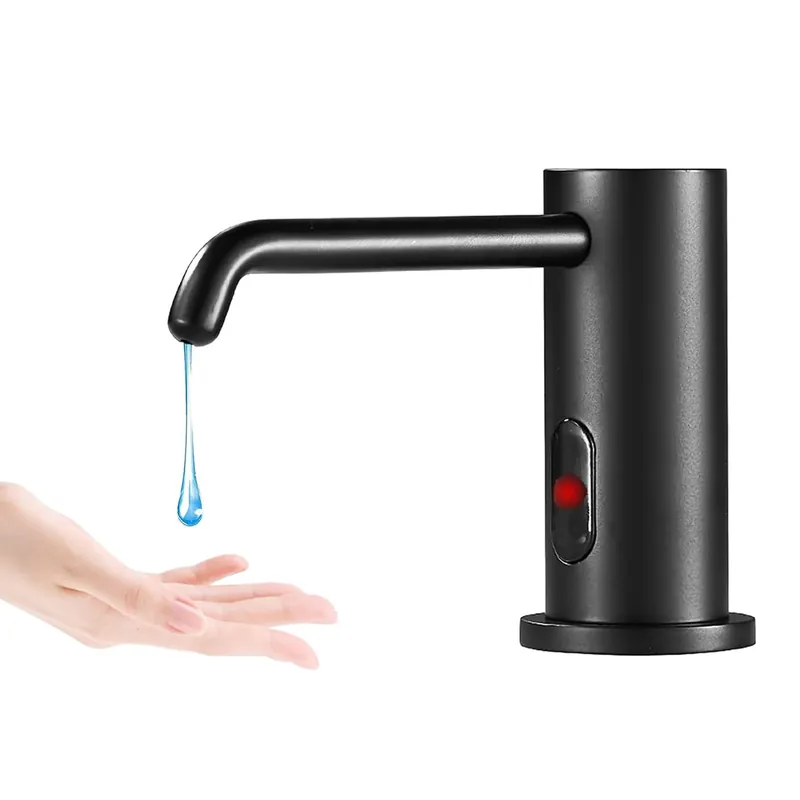 Automatic Soap Dispenser Touchless for Kitchen and Bathroom, Sink Built in Commercial Electric Soap Dispenser,Upgraded Infrared Sensors Brass Material, with Bottle and Pump 33.81oz/1000ml