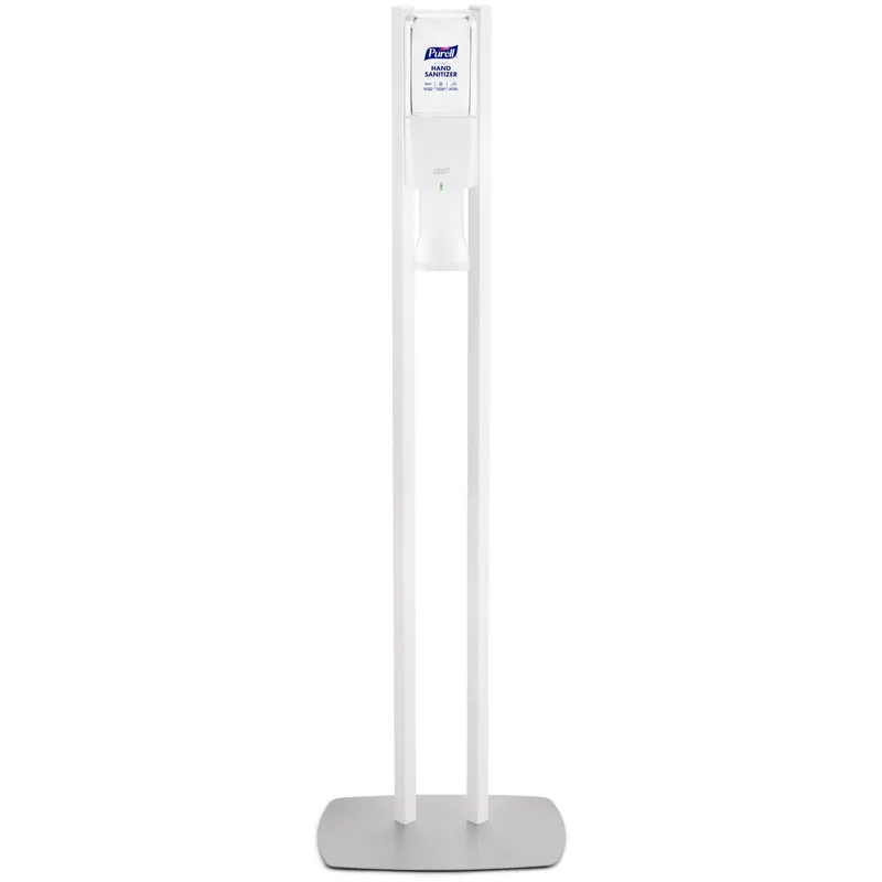 PURELL ES10 Dispenser Floor Stand with White Automatic Hand Sanitizer Dispenser (Pack of 1) – 8210-DS