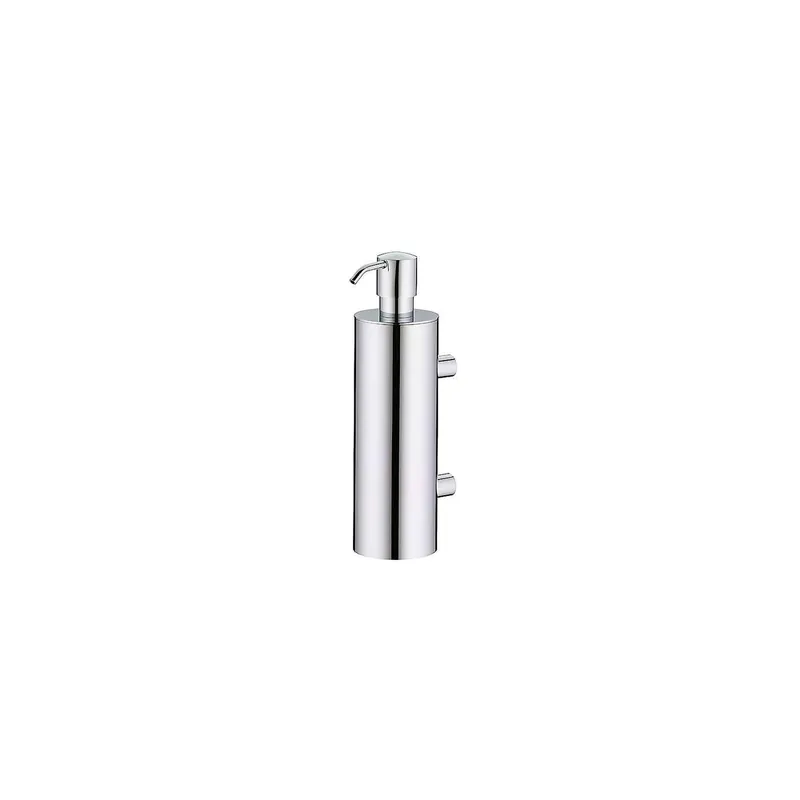 kela Wall Liquid soap Dispenser of Brass in Silver, 7 x 7 x 24 cm