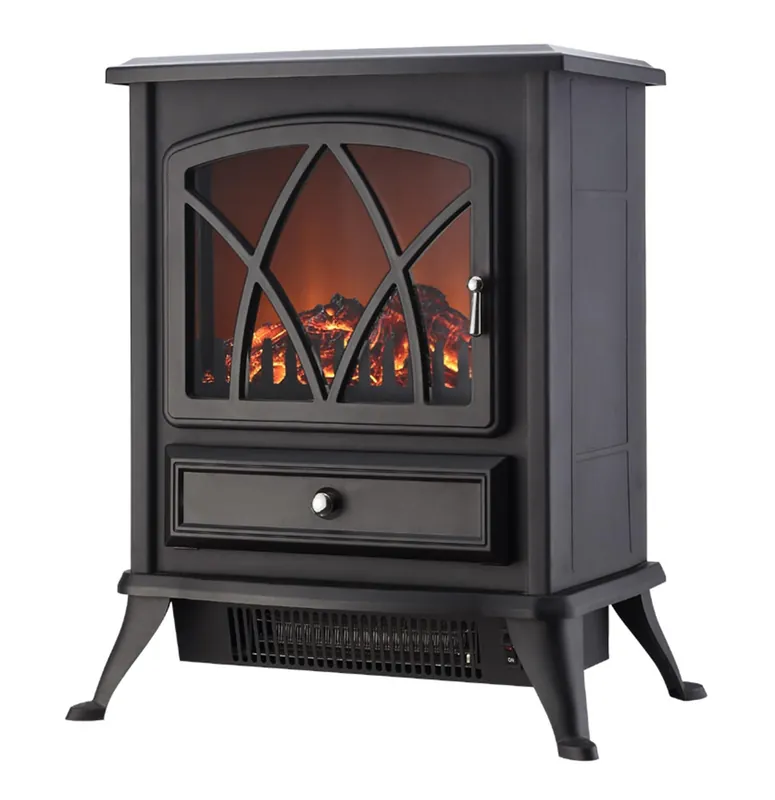 Comfort Glow ES4215 Ashton Electric Stove Black, Length 11.5in, Width 16.5in, Height 23in