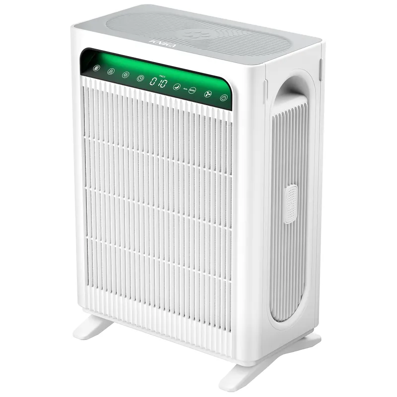 KNKA Air Purifier for Home Bedroom Large Room Up to 1,695 Ft² in 1 Hr, HEPA Air Cleaner with Washable Pre-Filter, AQI Display, ECO Mode, Sleep Mode, Pet Mode for Pets, Dust, Pollen, APH4000
